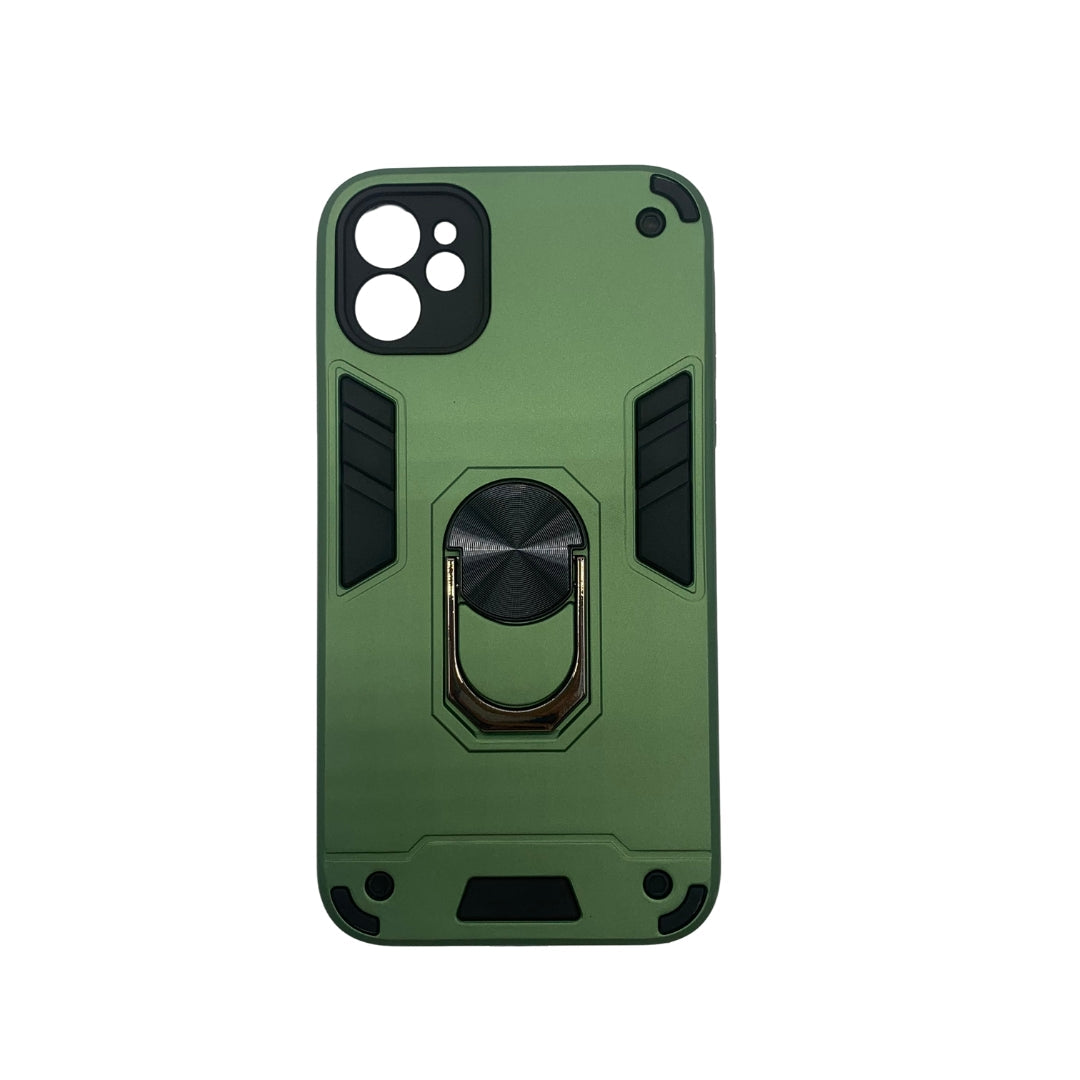 iPhone 11 Hard PC Case with Ring Holder, Shockproof Slim Cover