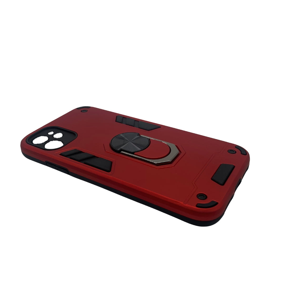 iPhone 11 Hard PC Case with Ring Holder, Shockproof Slim Cover