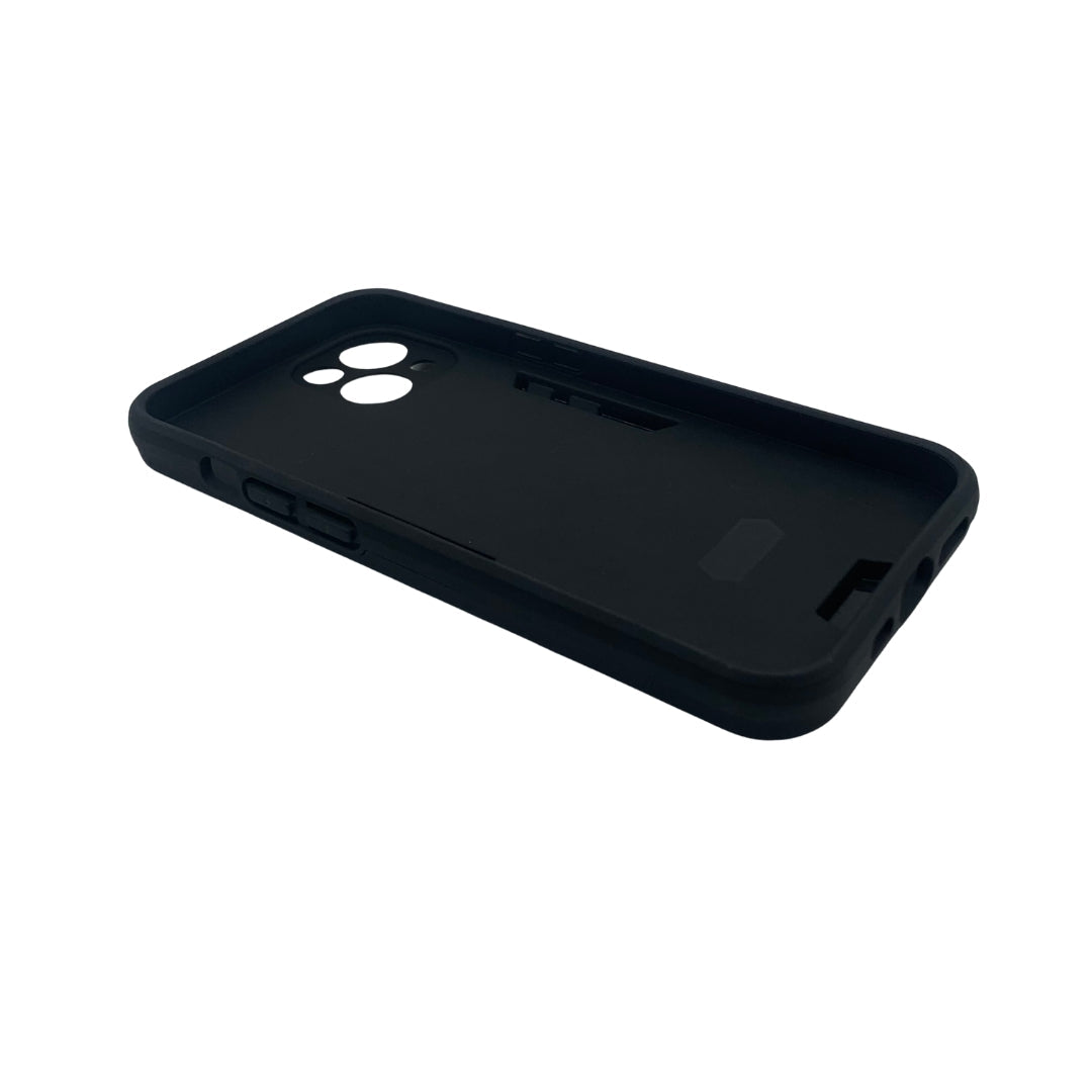 iPhone 13 Hard PC Shockproof Case with Ring Holder - Slim Back Cover
