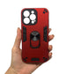 iPhone 13 Pro Hard PC Slim Shockproof Case with Ring Holder