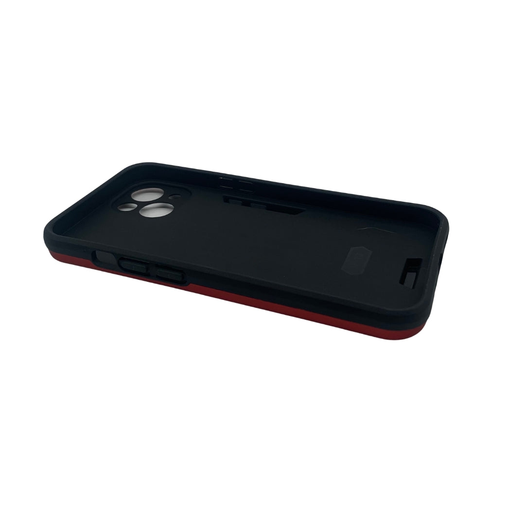 iPhone 13 Hard PC Shockproof Case with Ring Holder - Slim Back Cover
