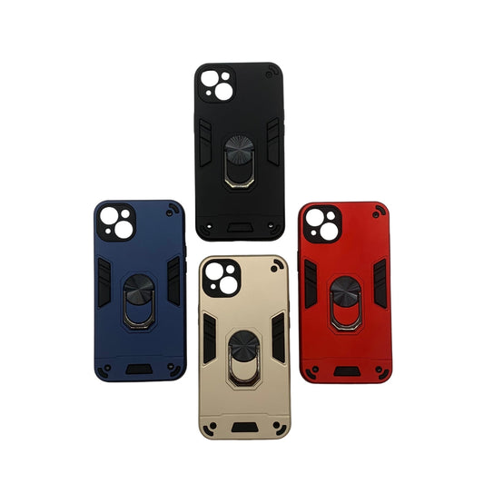 iPhone 14 Plus Hard PC Slim Shockproof Case w/ Ring Holder