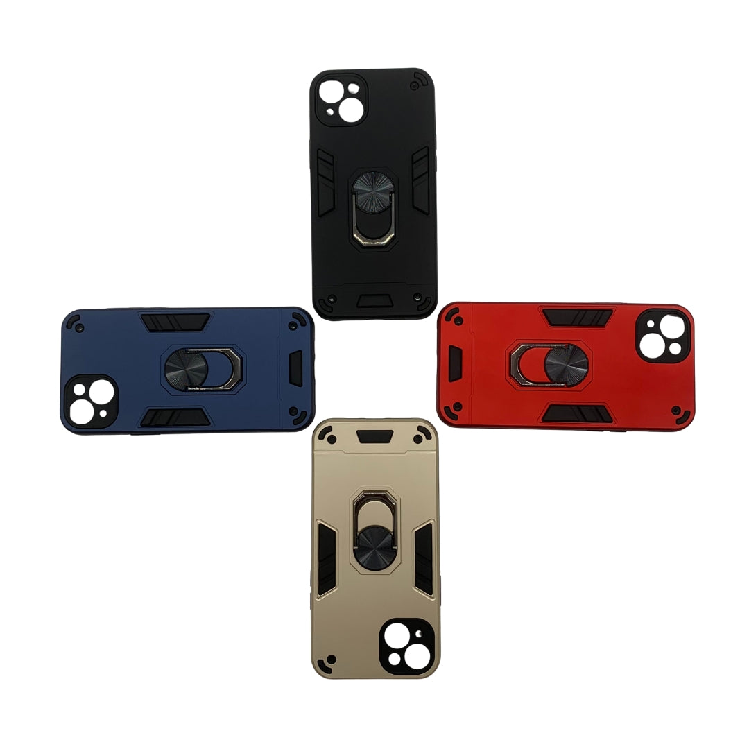 iPhone 14 Plus Hard PC Slim Shockproof Case w/ Ring Holder