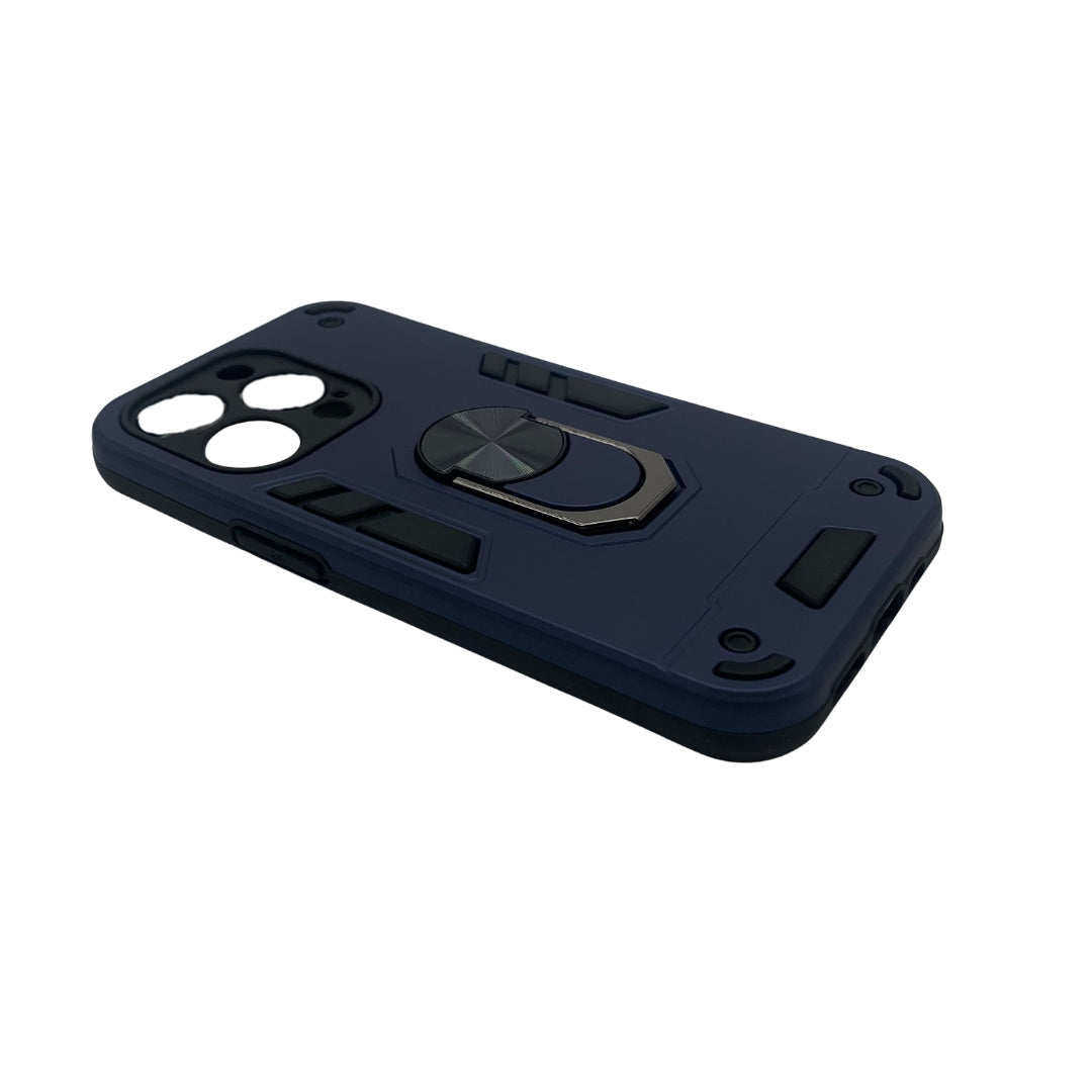 iPhone 14 Pro Hard PC Case with Ring Holder, Shockproof Slim Cover