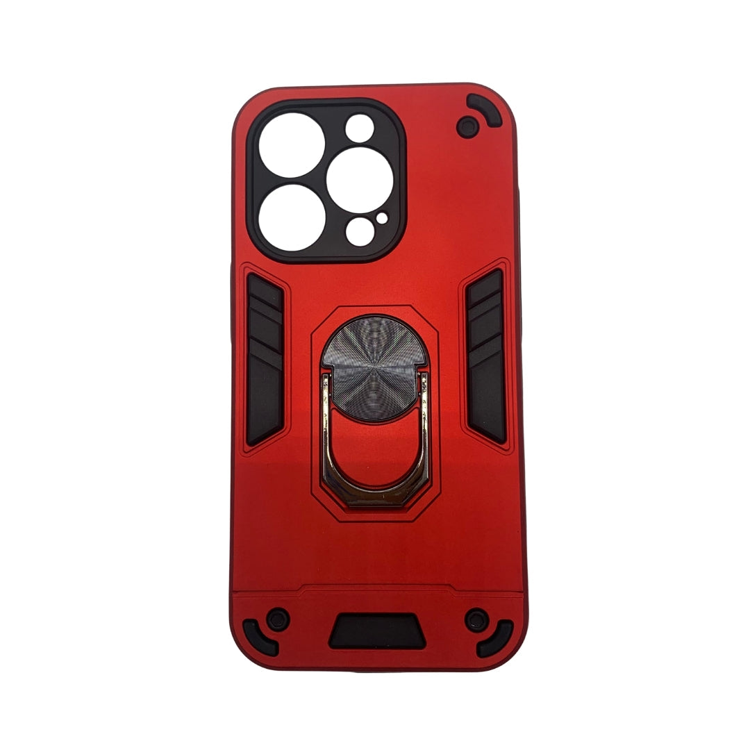 iPhone 14 Pro Hard PC Case with Ring Holder, Shockproof Slim Cover
