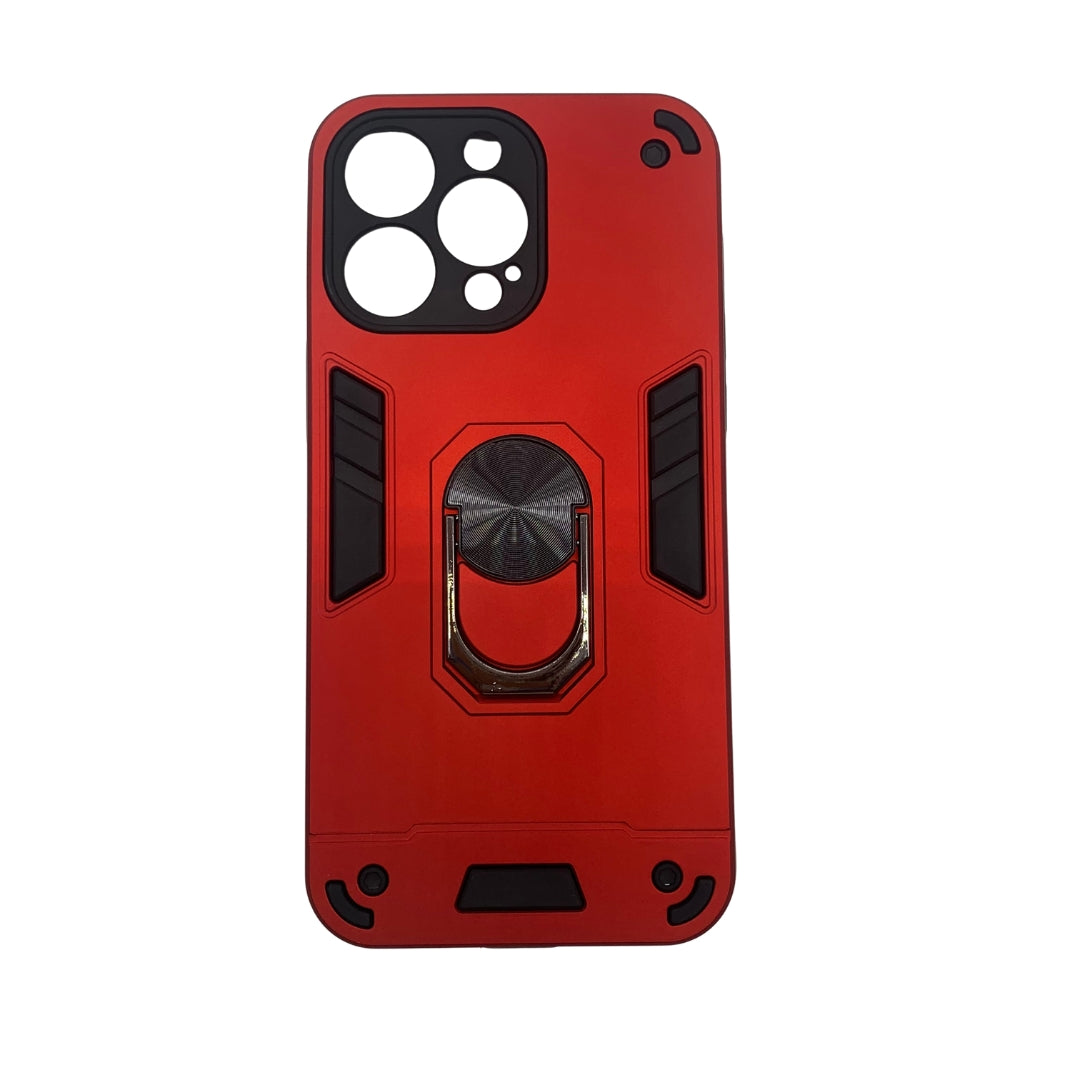 iPhone 15 Pro Max Case with Ring Holder, Hard PC, Shockproof, Slim Cover