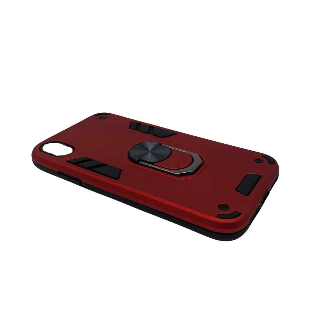 iPhone XR Hard Case with Ring Holder, Shockproof Slim Cover