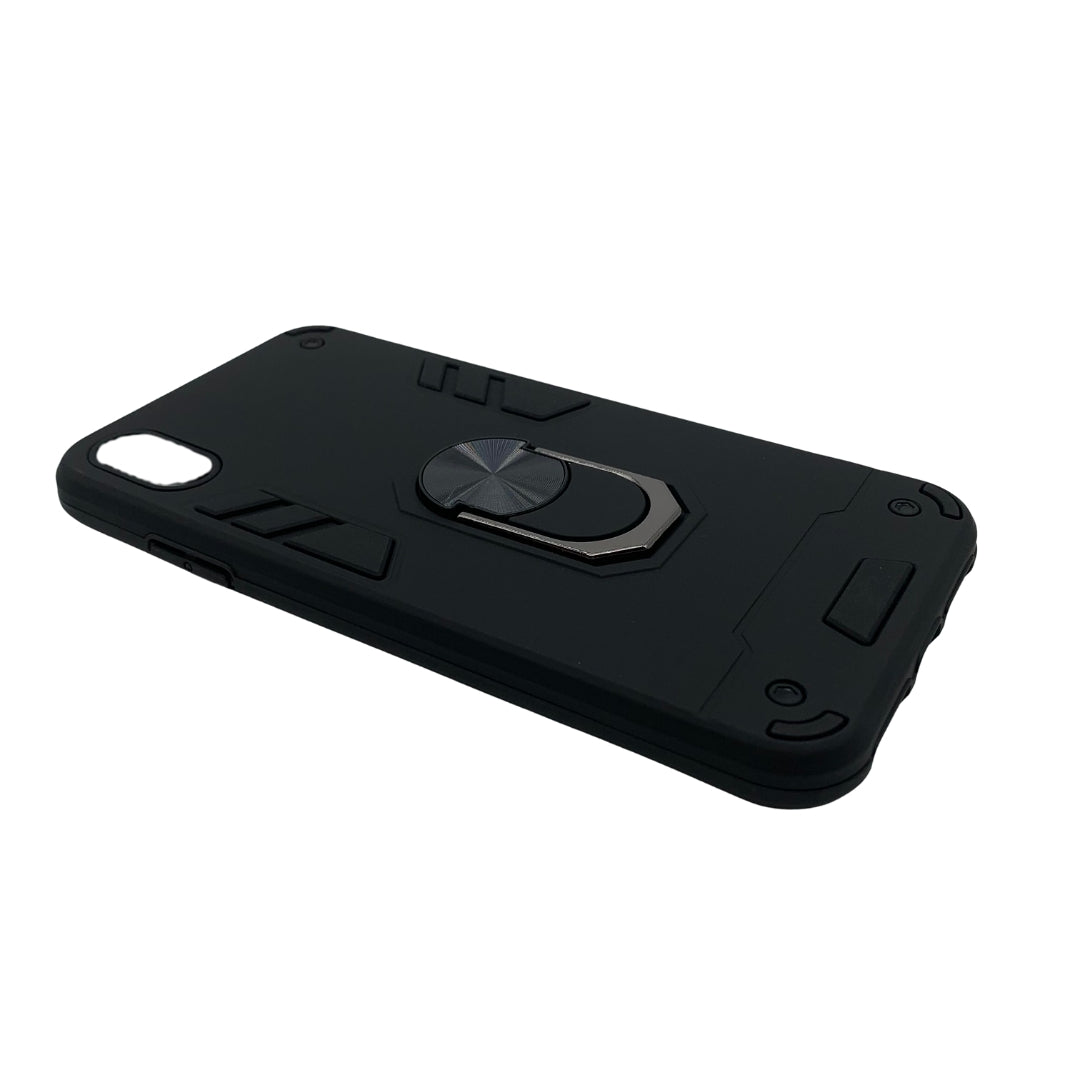 iPhone Xs Max Hard PC Case with Ring Holder - Shockproof Slim Cover