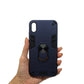 iPhone Xs Max Hard PC Case with Ring Holder - Shockproof Slim Cover