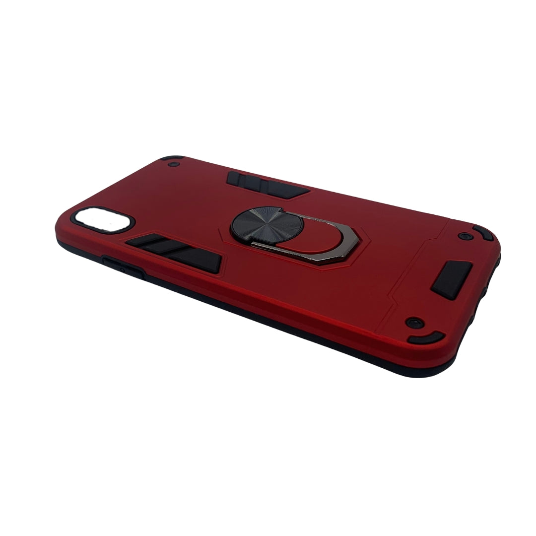 iPhone Xs Max Hard PC Case with Ring Holder - Shockproof Slim Cover