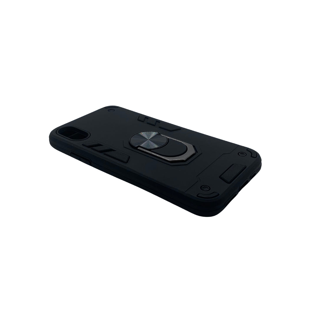 iPhone X/XS Hard PC Case with Ring Holder, Shockproof Slim Cover