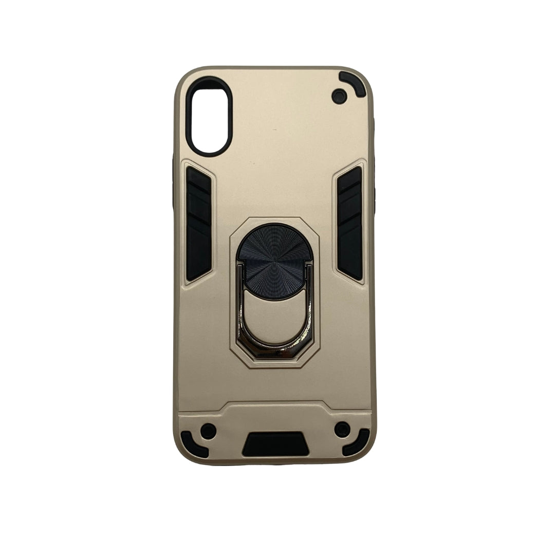 iPhone X/XS Hard PC Case with Ring Holder, Shockproof Slim Cover