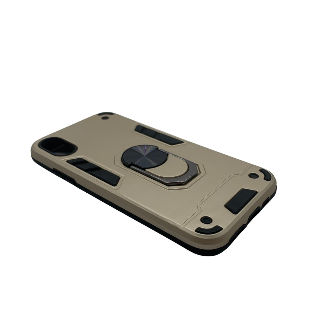 iPhone X/XS Hard PC Case with Ring Holder, Shockproof Slim Cover