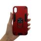 iPhone X/XS Hard PC Case with Ring Holder, Shockproof Slim Cover