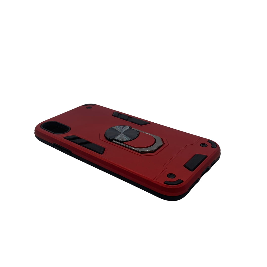 iPhone X/XS Hard PC Case with Ring Holder, Shockproof Slim Cover