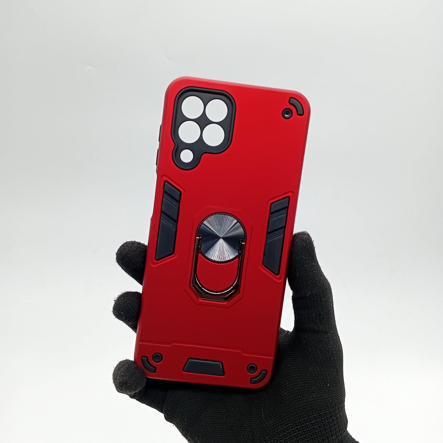 Samsung M33 5G Hard PC Case | Ring Holder, Shockproof Slim Cover