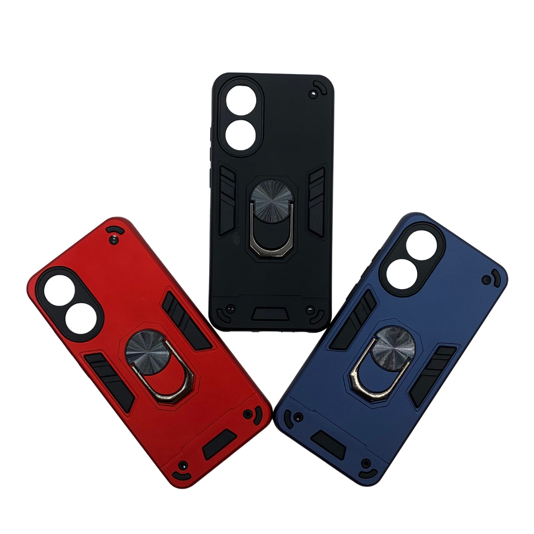 OPPO A78 Hard Shockproof Slim Case with Ring Holder
