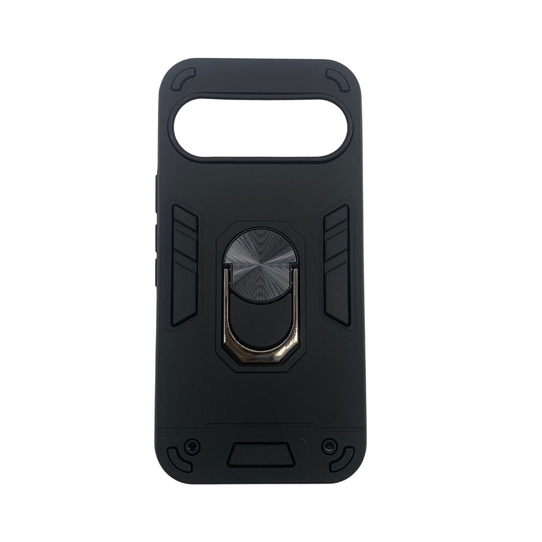 Google Pixel 10 Hard PC Case with Ring Holder - Shockproof Slim Cover