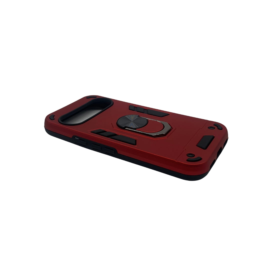 Google Pixel 10 Hard PC Case with Ring Holder - Shockproof Slim Cover