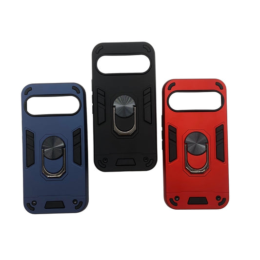 Google Pixel 10 Pro Shockproof Hard PC Case w/ Ring Holder