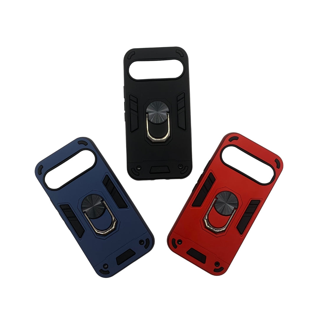 Google Pixel 10 Pro Shockproof Hard PC Case w/ Ring Holder