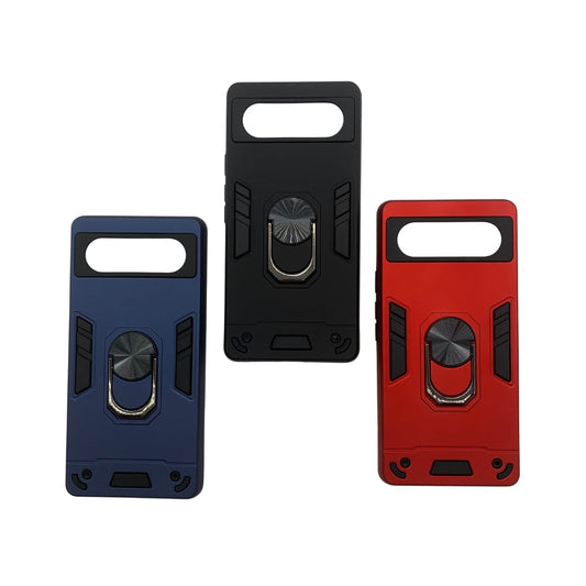 Google Pixel 6 Hard Case with Ring Holder - Shockproof Slim Cover