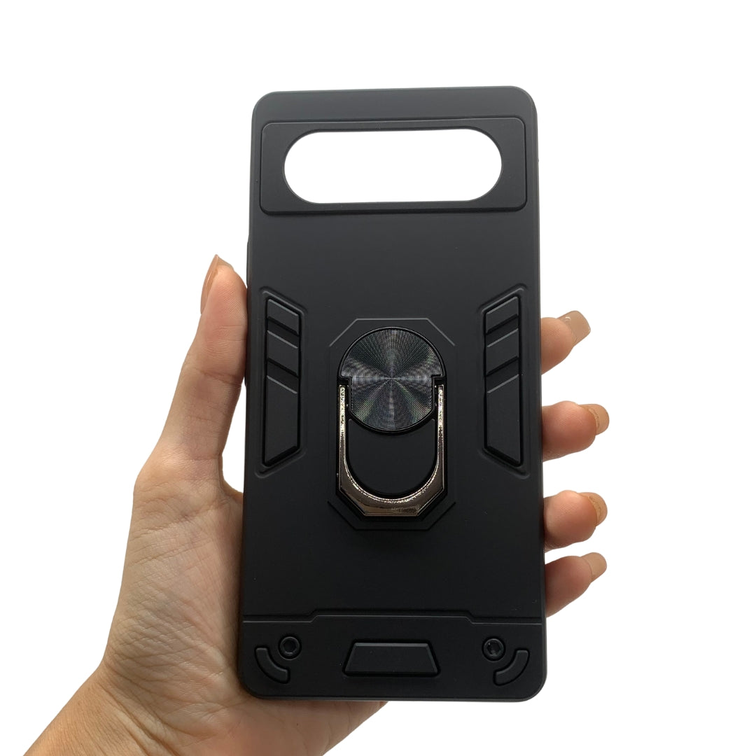 Google Pixel 6 Hard Case with Ring Holder - Shockproof Slim Cover