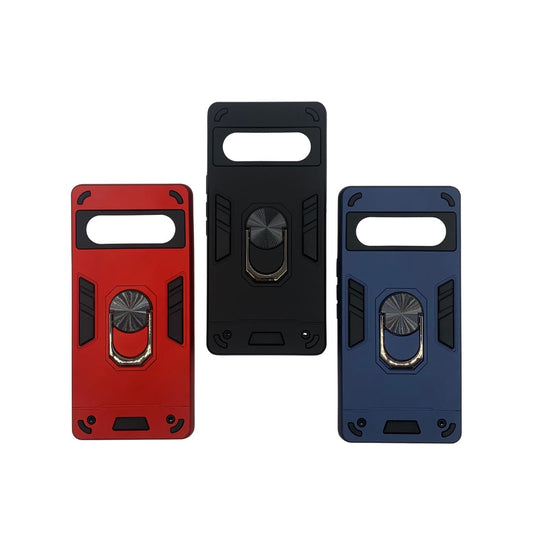 Google Pixel 6 Pro Hard Shockproof Case with Ring Holder