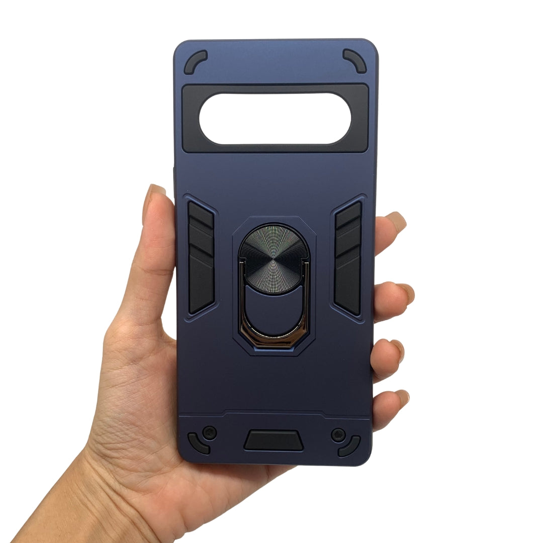 Google Pixel 6 Pro Hard Shockproof Case with Ring Holder