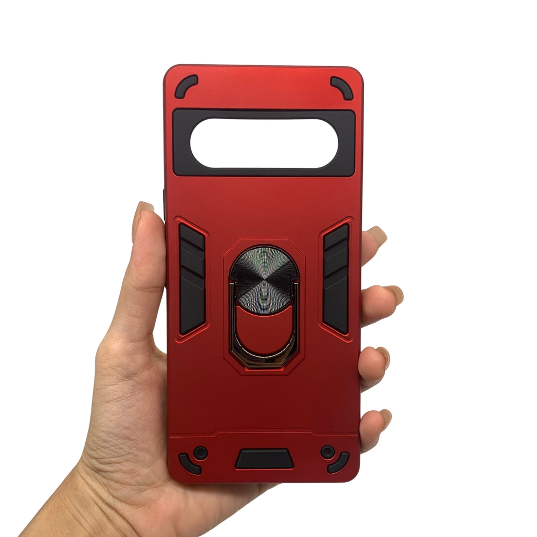 Google Pixel 6 Pro Hard Shockproof Case with Ring Holder