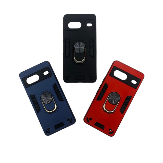 Google Pixel 7 Hard Case with Ring Holder - Shockproof Slim Cover