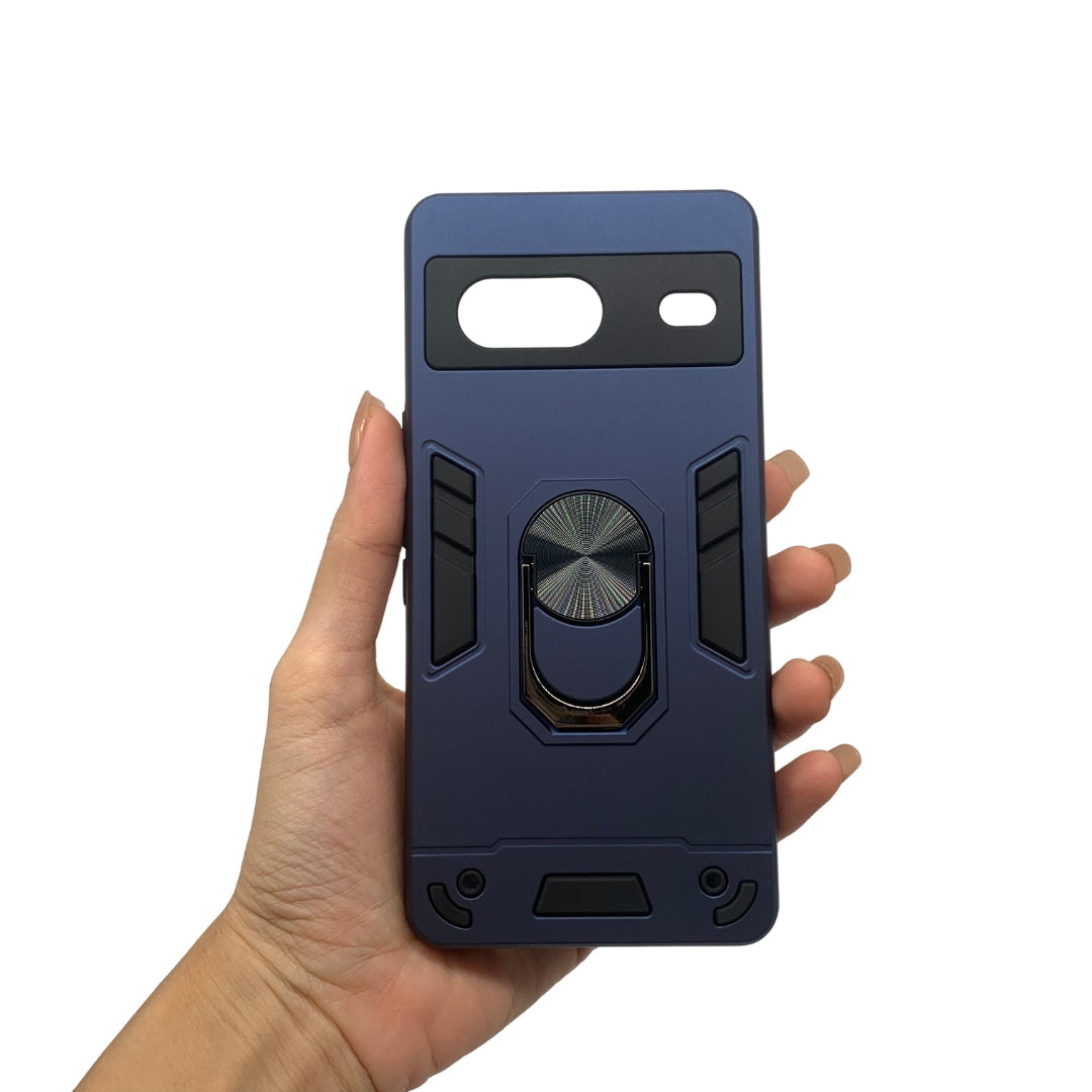 Google Pixel 7 Hard Case with Ring Holder - Shockproof Slim Cover