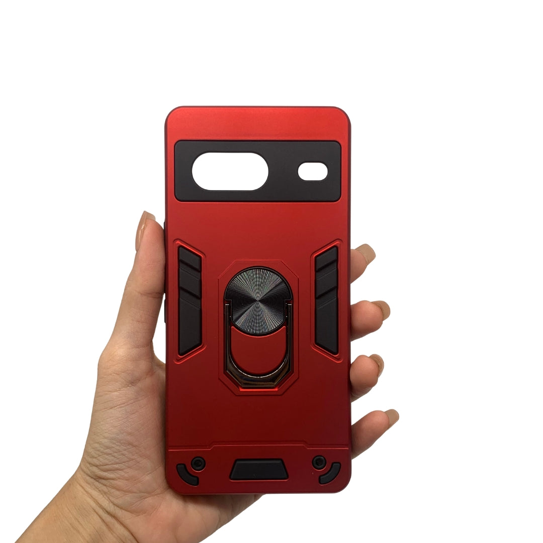 Google Pixel 7 Hard Case with Ring Holder - Shockproof Slim Cover