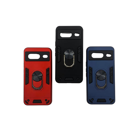Pixel 8 Hard Case with Ring Holder - Shockproof Slim Cover