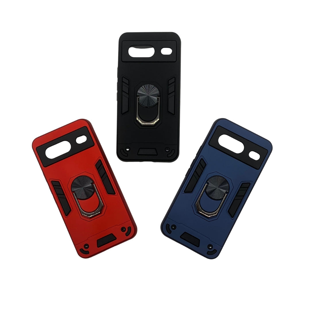 Pixel 8 Hard Case with Ring Holder - Shockproof Slim Cover