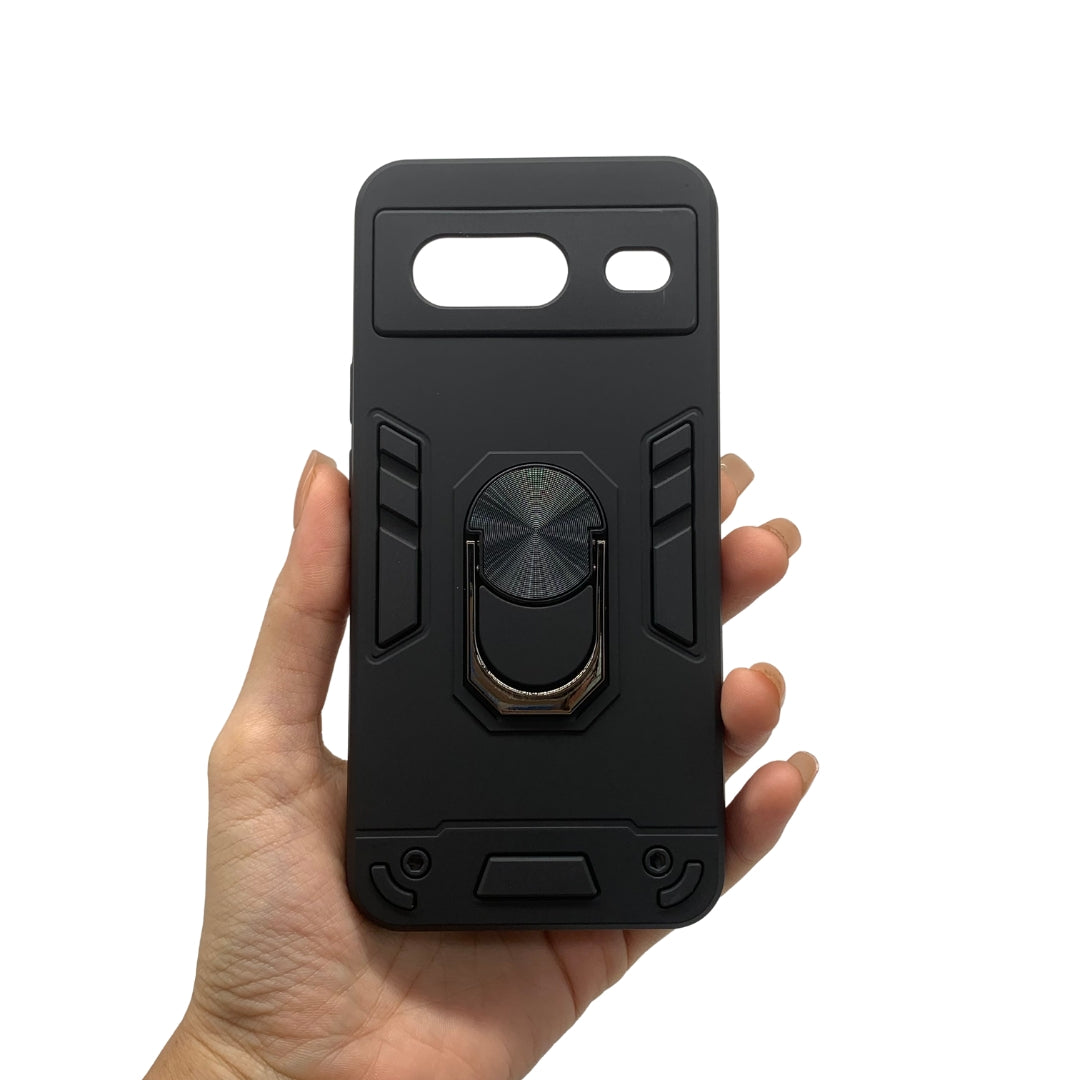 Pixel 8 Hard Case with Ring Holder - Shockproof Slim Cover