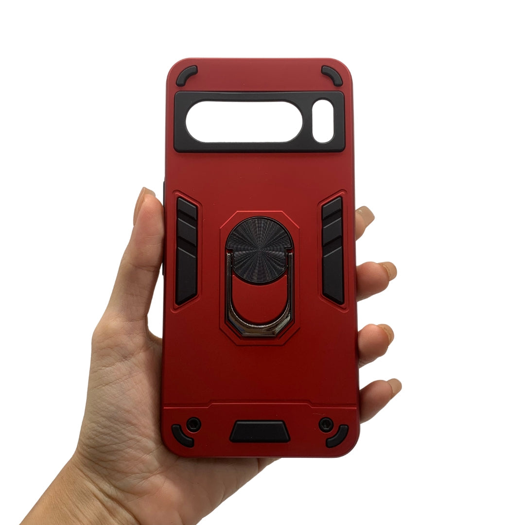 Google Pixel 8 Pro Shockproof Hard Case w/ Ring Holder, Slim Cover