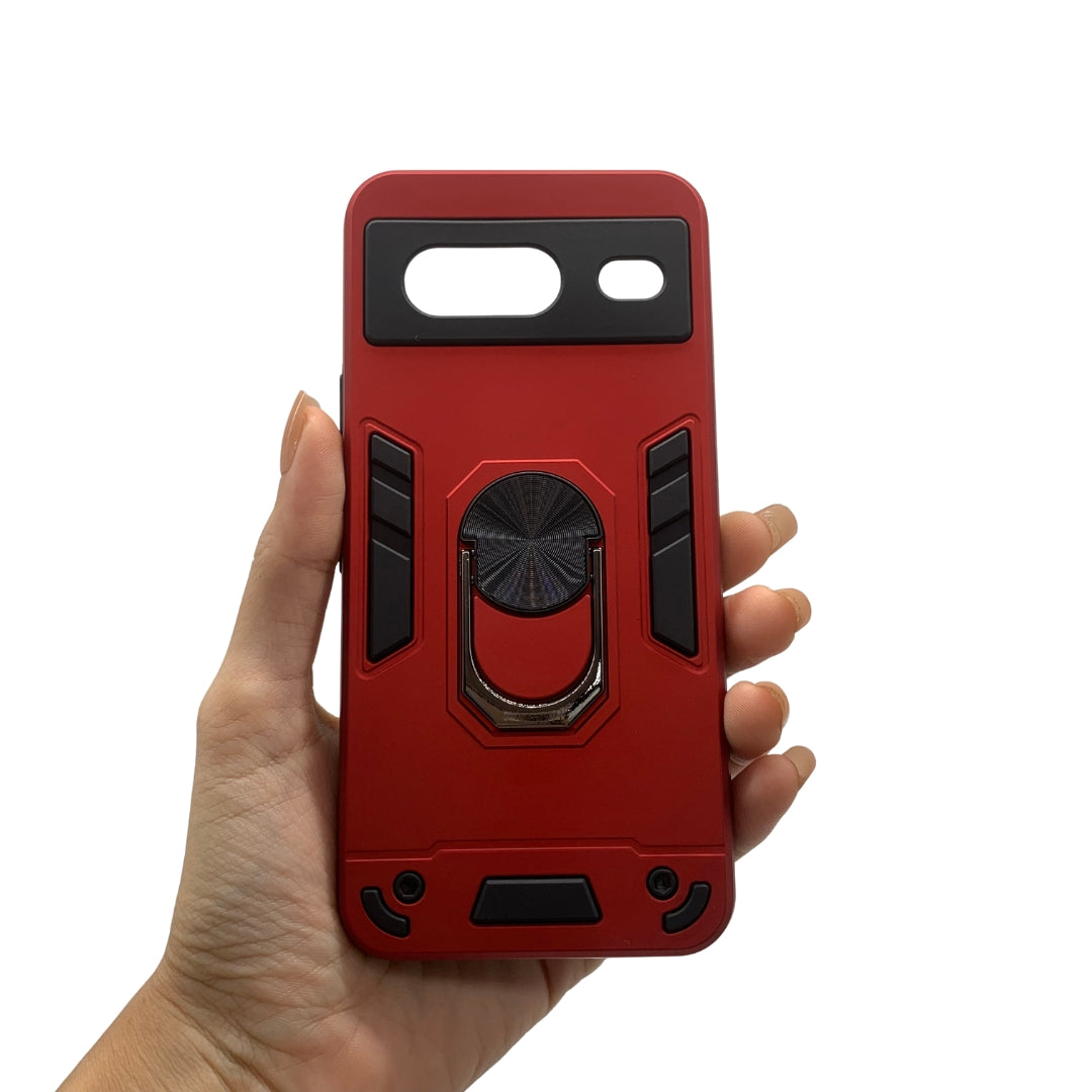 Pixel 8 Hard Case with Ring Holder - Shockproof Slim Cover