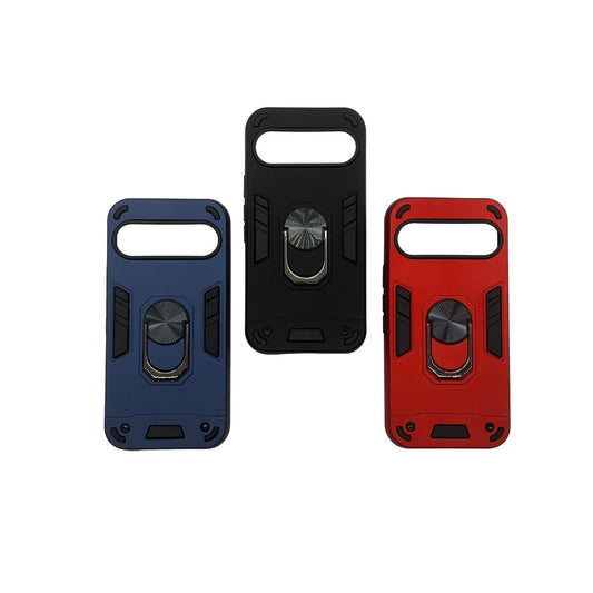 Google Pixel 9 Hard Case with Ring Holder - Shockproof Slim Cover