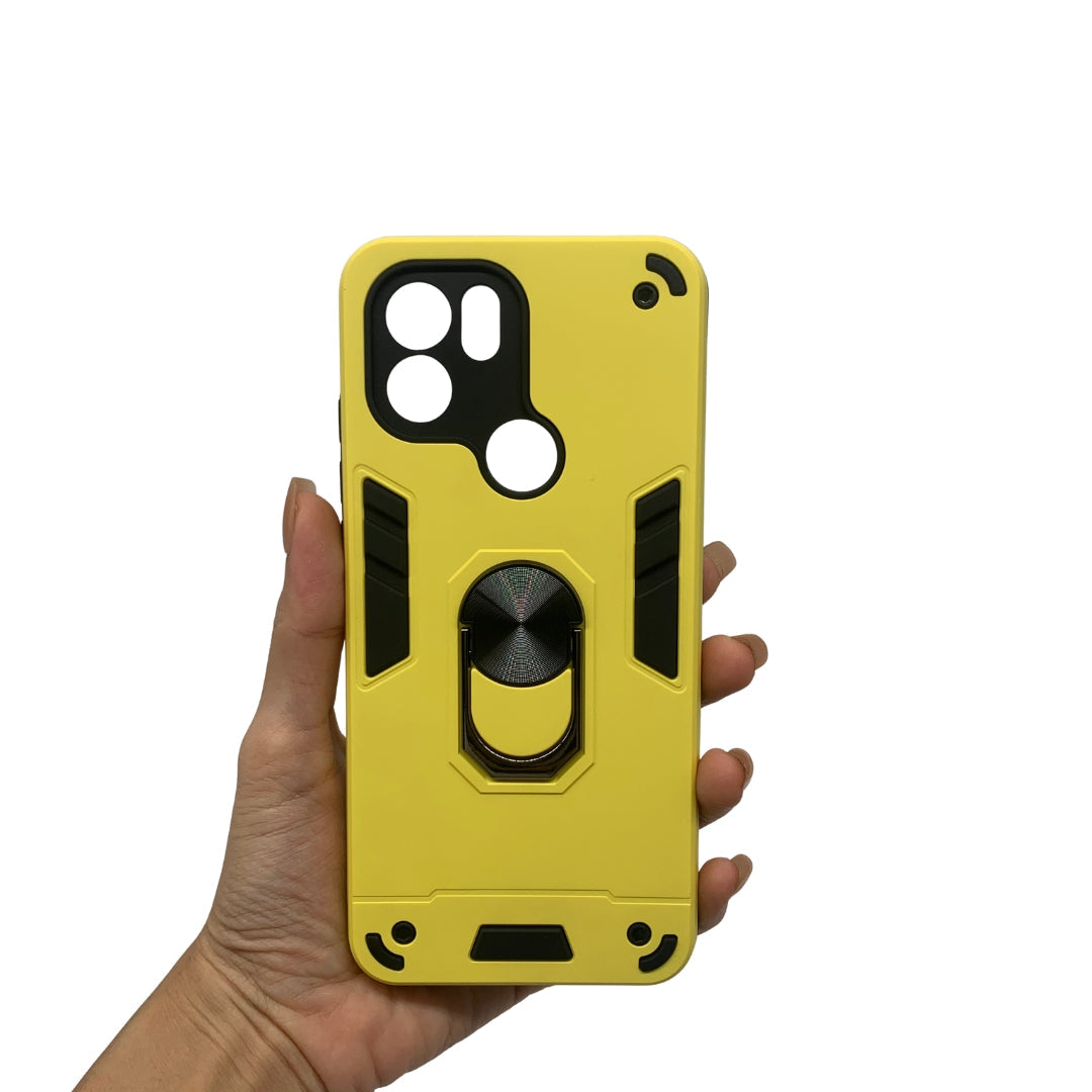 Redmi A1 Plus Hard PC Shockproof Slim Case w/ Ring Holder