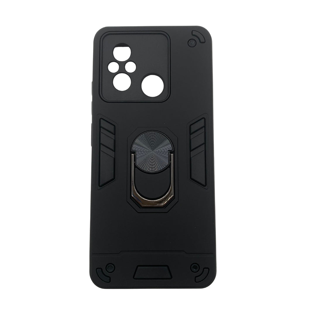 Redmi 12C Hard Shockproof Case w/ Ring Holder Slim Back Cover
