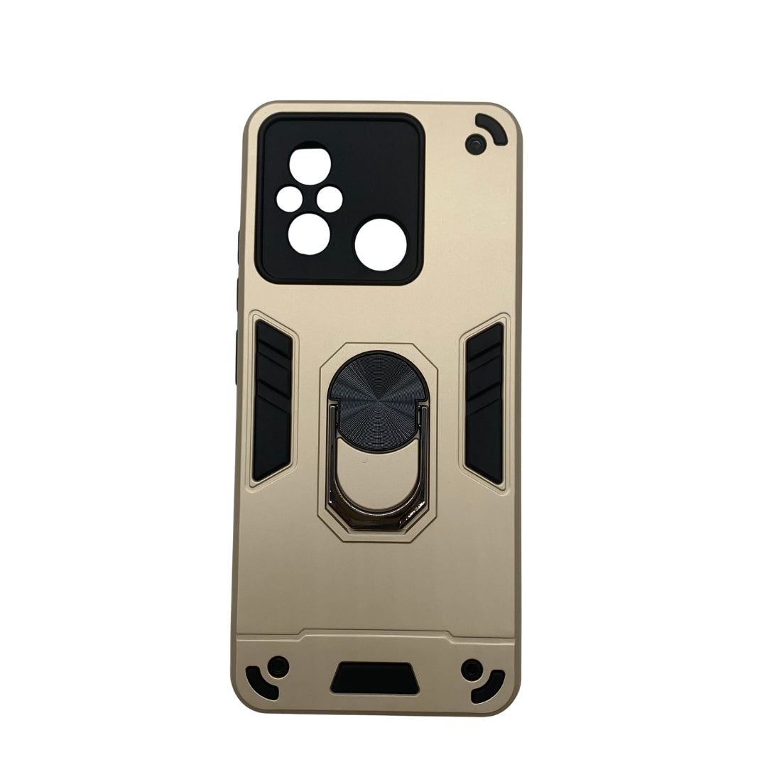 Redmi 12C Hard Shockproof Case w/ Ring Holder Slim Back Cover
