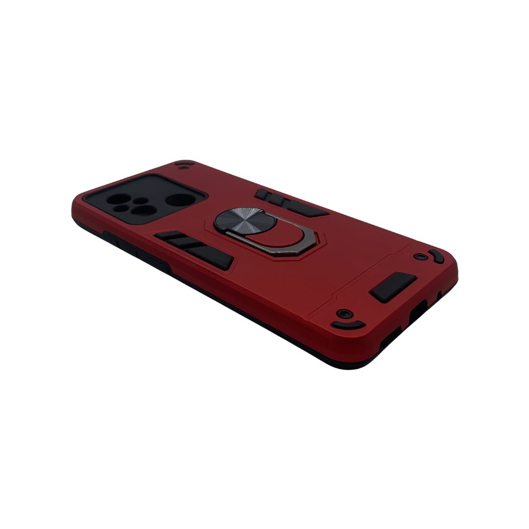 Redmi 12C Hard Shockproof Case w/ Ring Holder Slim Back Cover