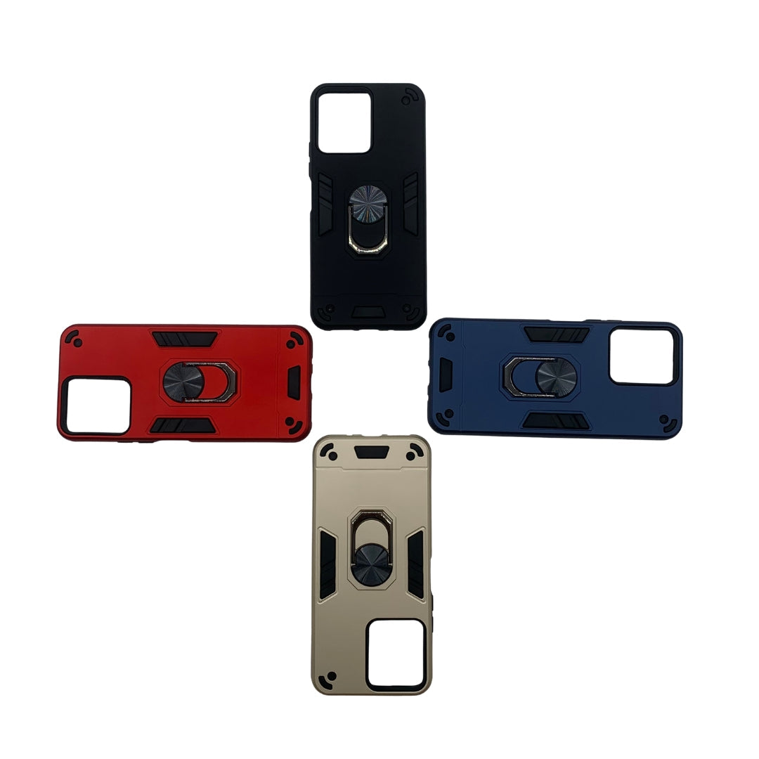 Redmi 12 4G Hard PC Shockproof Case with Ring Holder