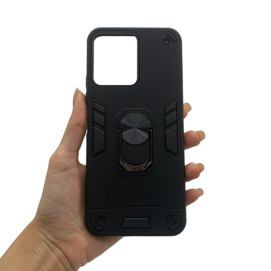 Redmi 12 4G Hard PC Shockproof Case with Ring Holder