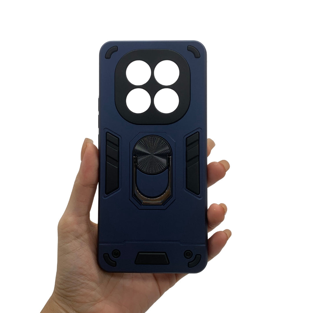 Redmi Note 14 Pro Plus Hard PC Case | Shockproof Slim Cover with Ring Holder