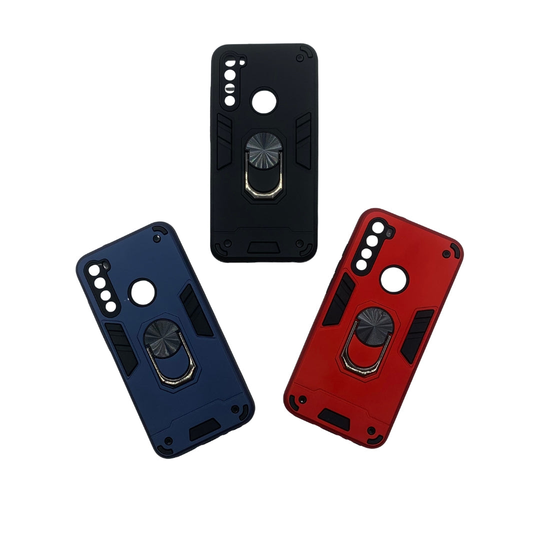 Redmi Note 8 Hard PC Case with Ring Holder - Shockproof Slim Cover