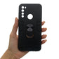Redmi Note 8 Hard PC Case with Ring Holder - Shockproof Slim Cover