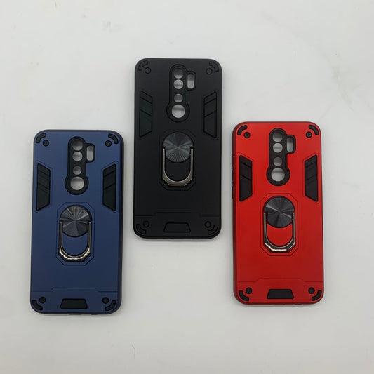Redmi Note 8 Pro Hard PC Shockproof Case with Ring Holder