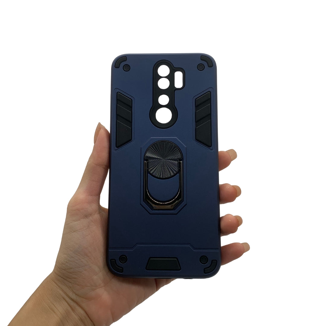 Redmi Note 8 Pro Hard PC Shockproof Case with Ring Holder